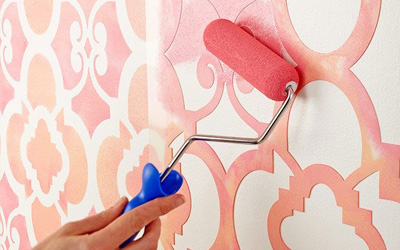 Stencil Painting Precision painting uses stencils to create intricate patterns and designs, adding a unique touch to your walls.